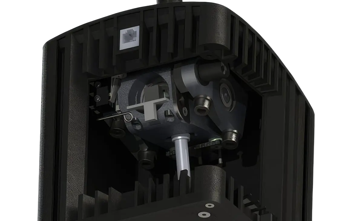 Wnętrze mechanizmu Fanatec ClubSport Shifter SQ V1.5